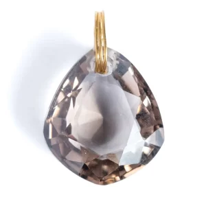Pendentif Gem Quartz Fumé