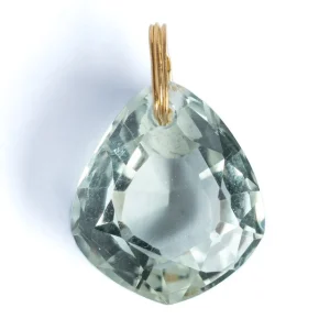 Pendentif Gem Quartz Vert