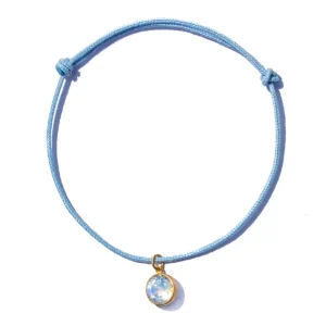Pendentif Glowing Pierre de Lune Irisée
